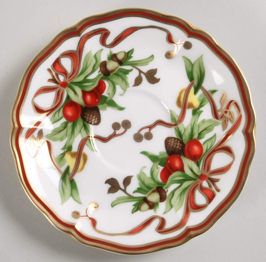 Tiffany Holiday (White Background, Japan) Saucer by Tiffany-1