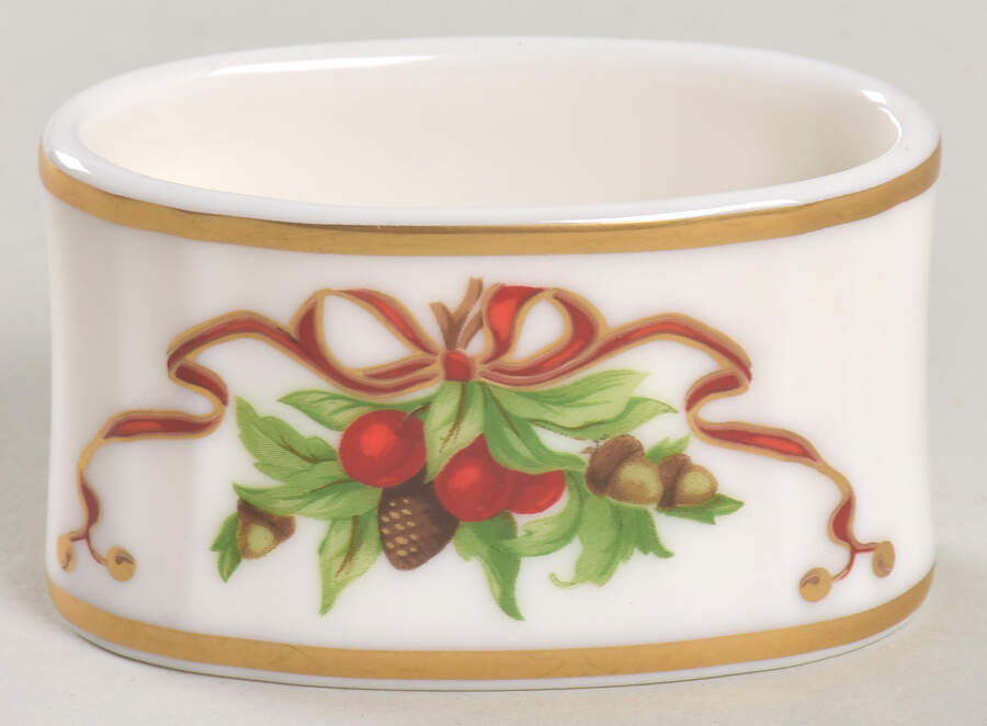 Tiffany Holiday (White Background, Japan) Napkin Ring by Tiffany-1