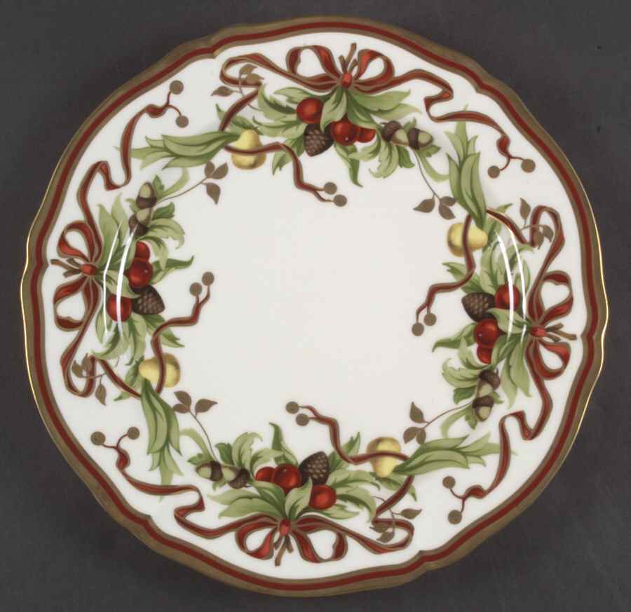 Tiffany Holiday (White Background, Japan) Dinner Plate by Tiffany-1