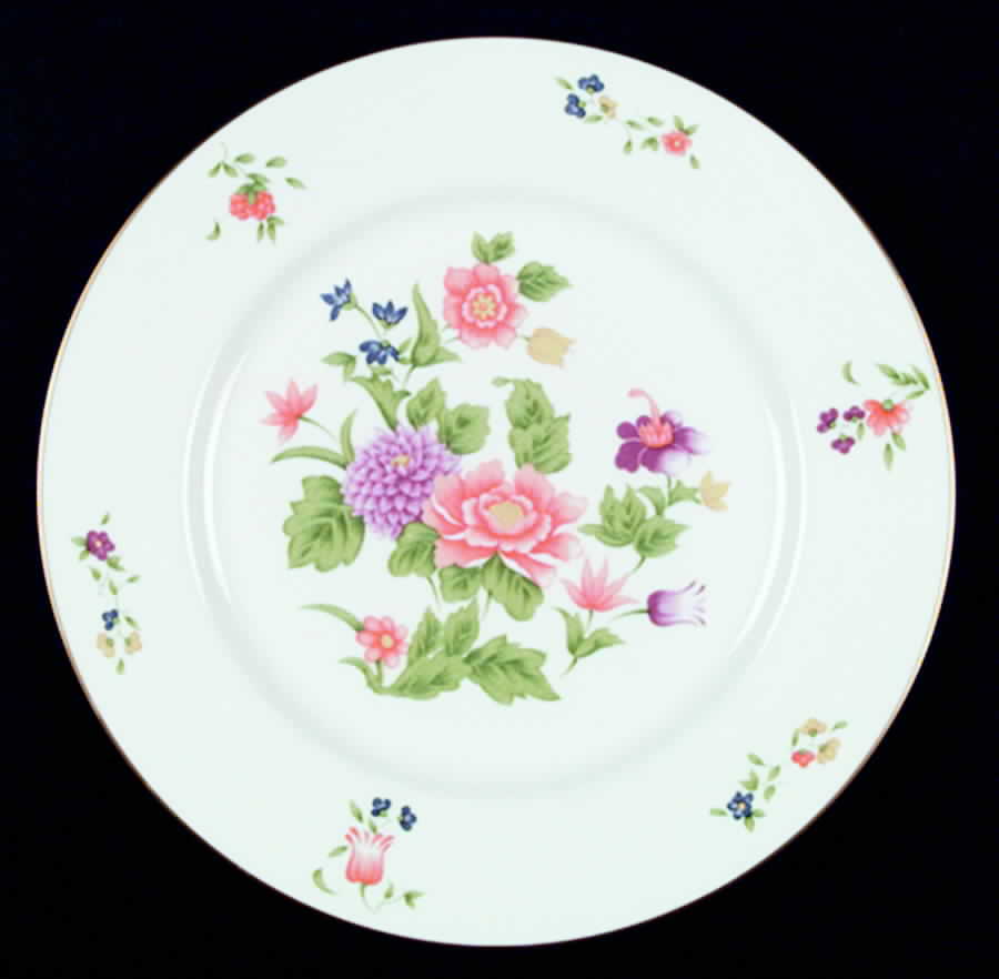 Imperial Flowers Dinner Plate by Tiffany-1