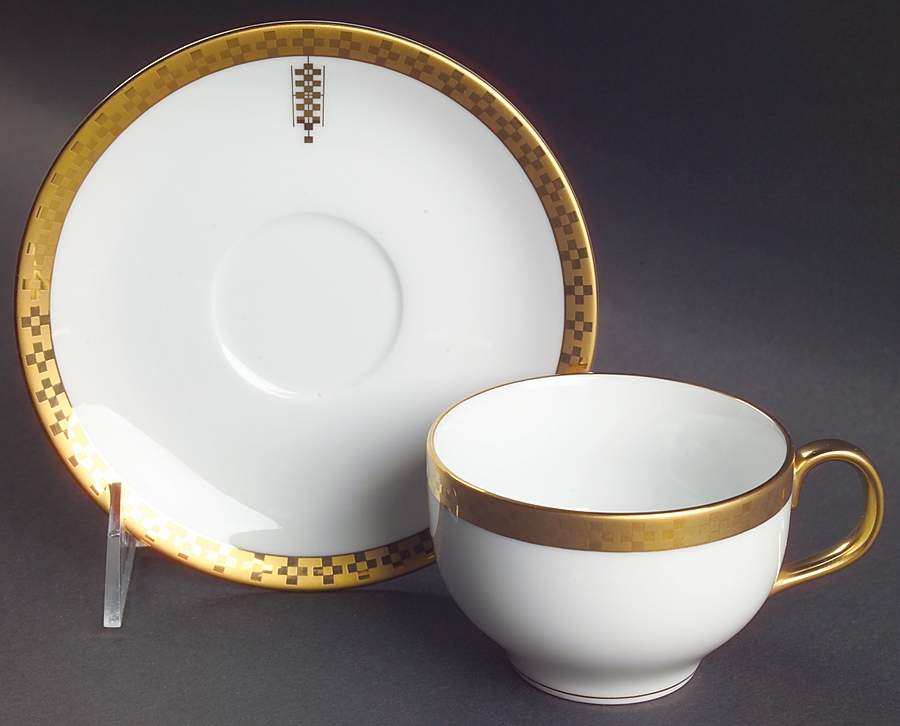 Imperial Flat Cup & Saucer Set by Tiffany-1