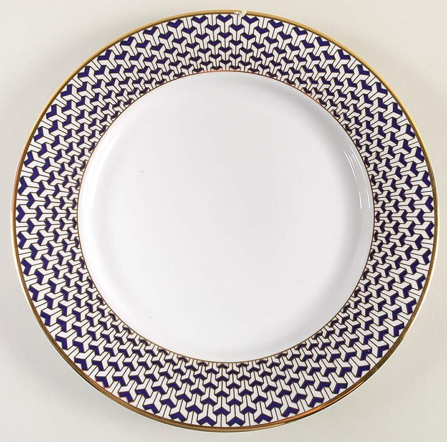 Manhattan Blue Service Plate (Charger) by Tiffany-1