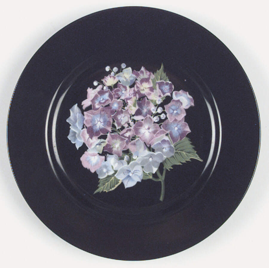 Mrs Delany's Flowers Salad/Dessert Plate by Tiffany-1