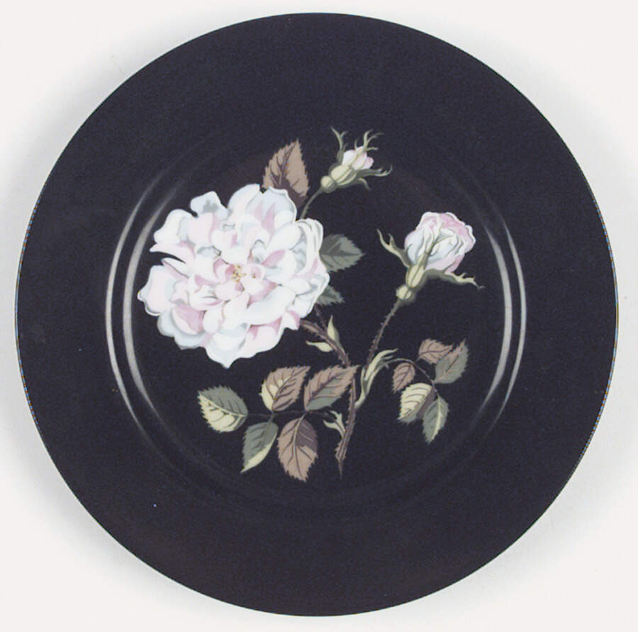 Mrs Delany's Flowers Salad/Dessert Plate by Tiffany-1
