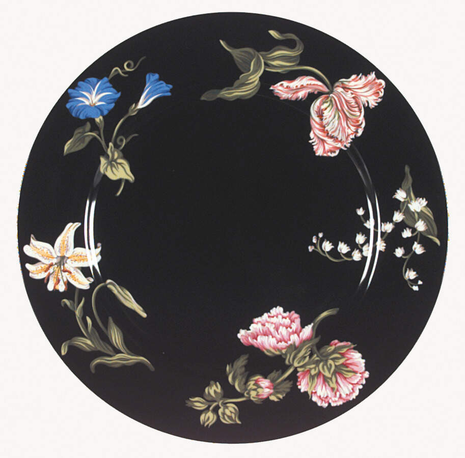 Mrs Delany's Flowers Service Plate (Charger) by Tiffany-1