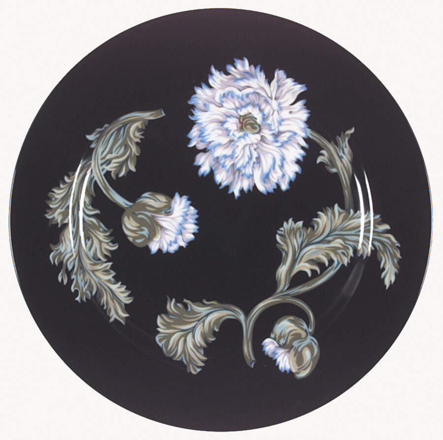 Mrs Delany's Flowers Luncheon Plate by Tiffany-1
