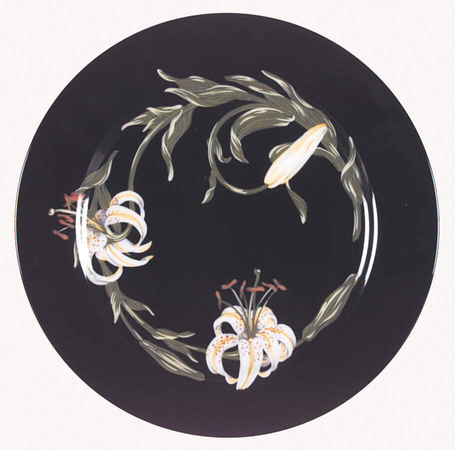 Mrs Delany's Flowers Luncheon Plate by Tiffany-1
