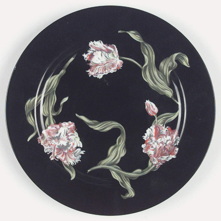 Mrs Delany's Flowers Luncheon Plate by Tiffany-1