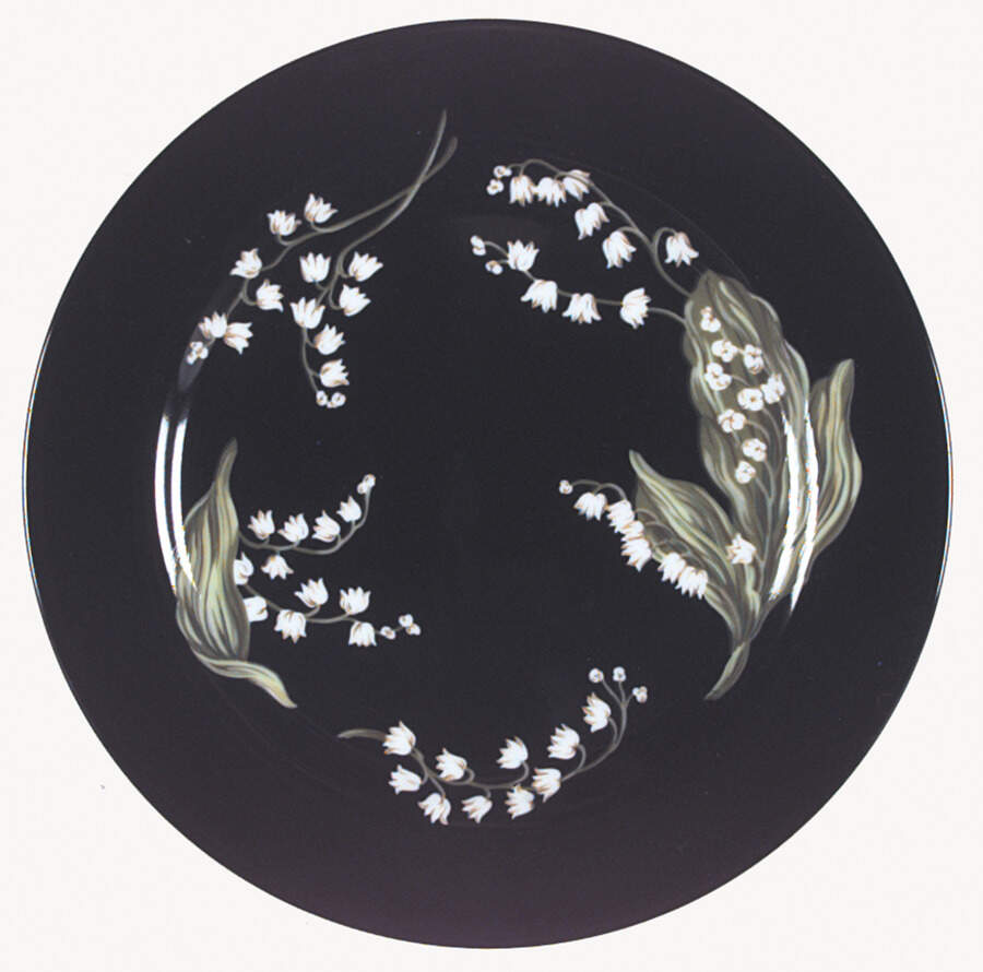 Mrs Delany's Flowers Luncheon Plate by Tiffany-1