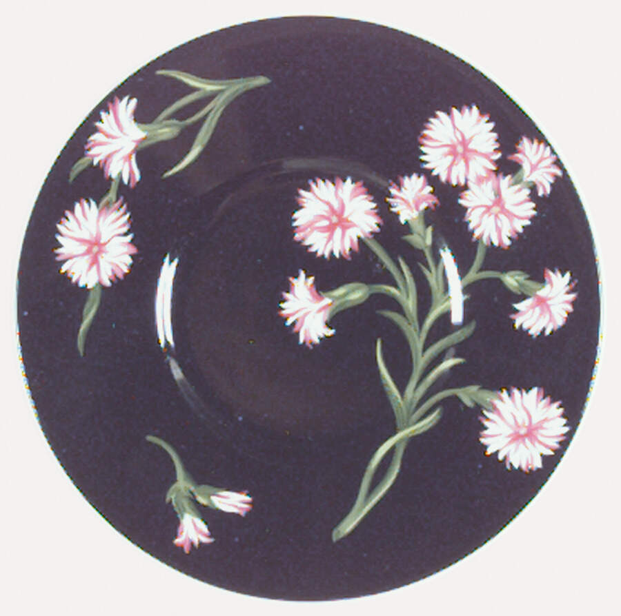 Mrs Delany's Flowers Saucer for Flat Demitasse Cup by Tiffany-1