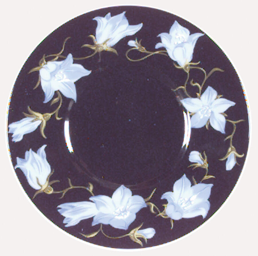 Mrs Delany's Flowers Saucer for Flat Demitasse Cup by Tiffany-1