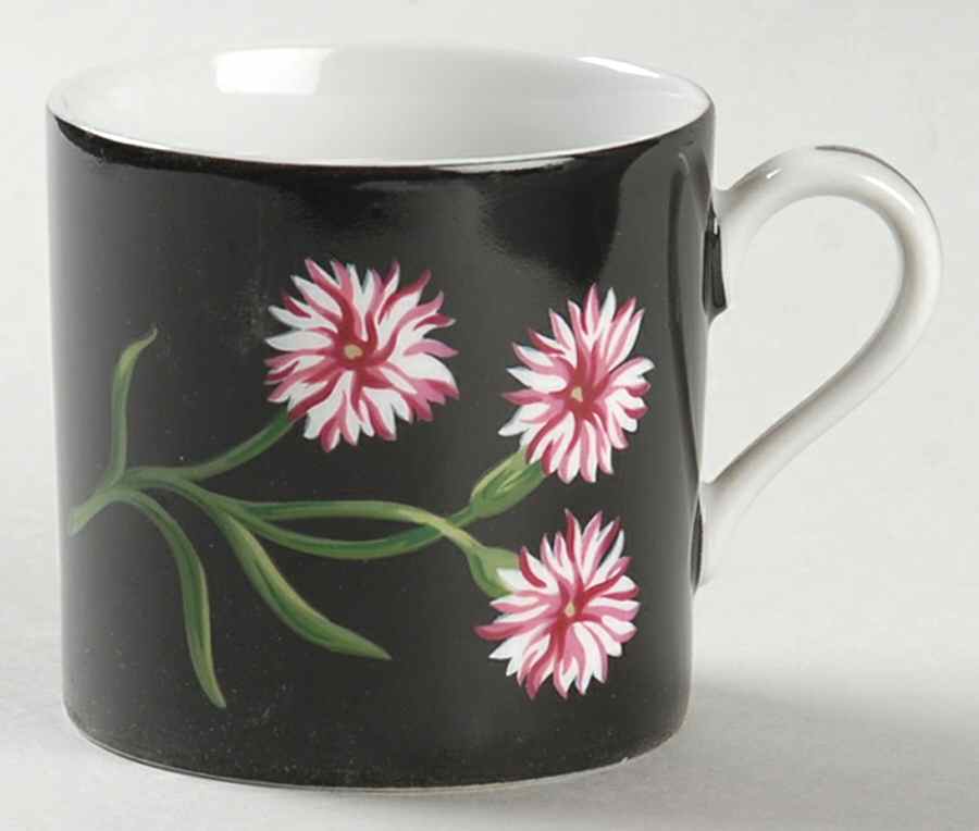 Mrs Delany's Flowers Flat Demitasse Cup by Tiffany-1