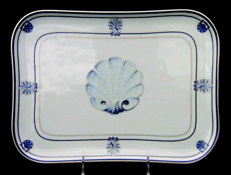 Shell & Thread (Limoges) Rectangular Tray by Tiffany-1