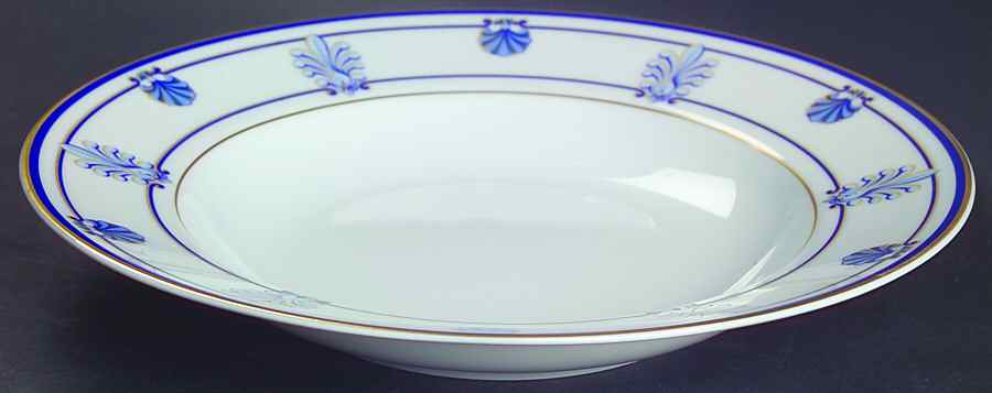Shell & Thread (Limoges) Rim Soup Bowl by Tiffany-1