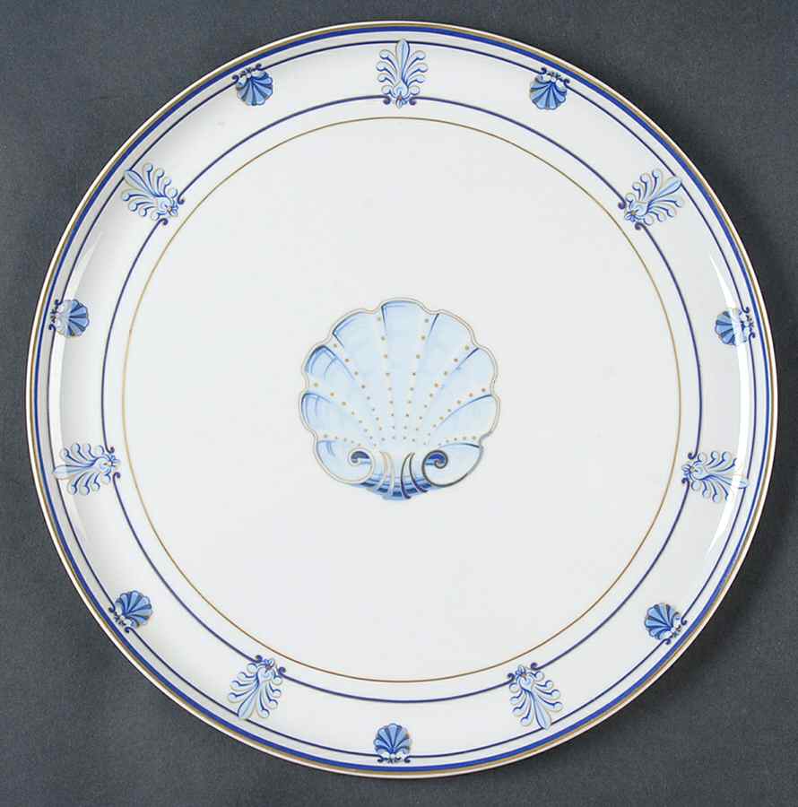 Shell & Thread (Limoges) Cake Plate by Tiffany-1