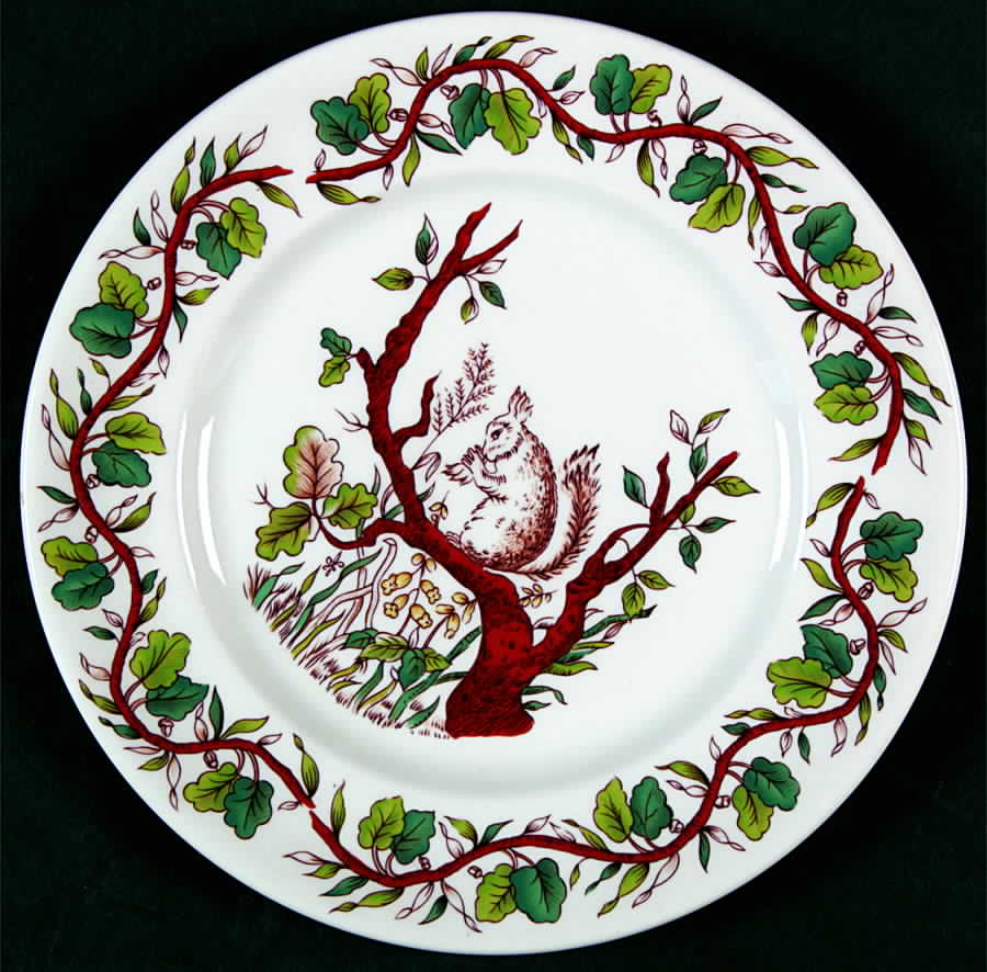 Squirrel Child's Plate by Tiffany-1