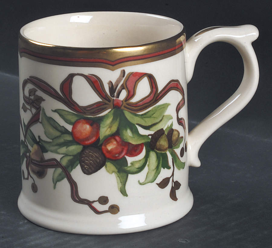 Tiffany Garland (Cream Background, England) Mug by Tiffany-1