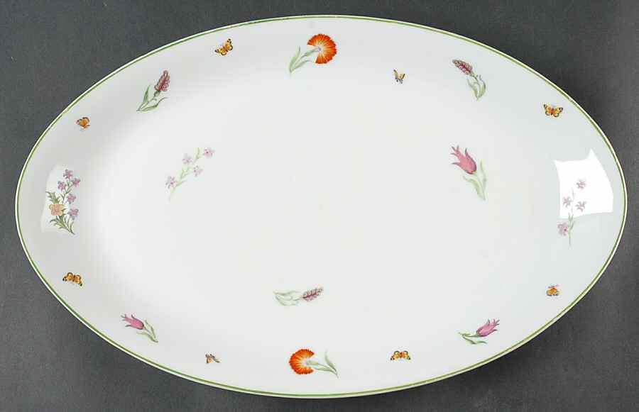Tiffany Garden 16" Oval Serving Platter by Tiffany-1