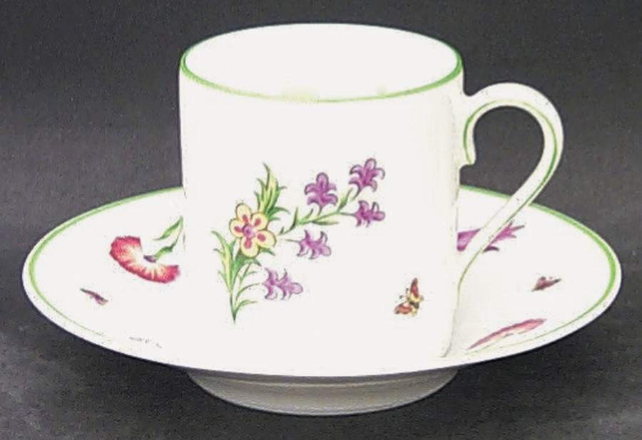 Tiffany Garden Flat Demitasse Cup & Saucer Set by Tiffany-1