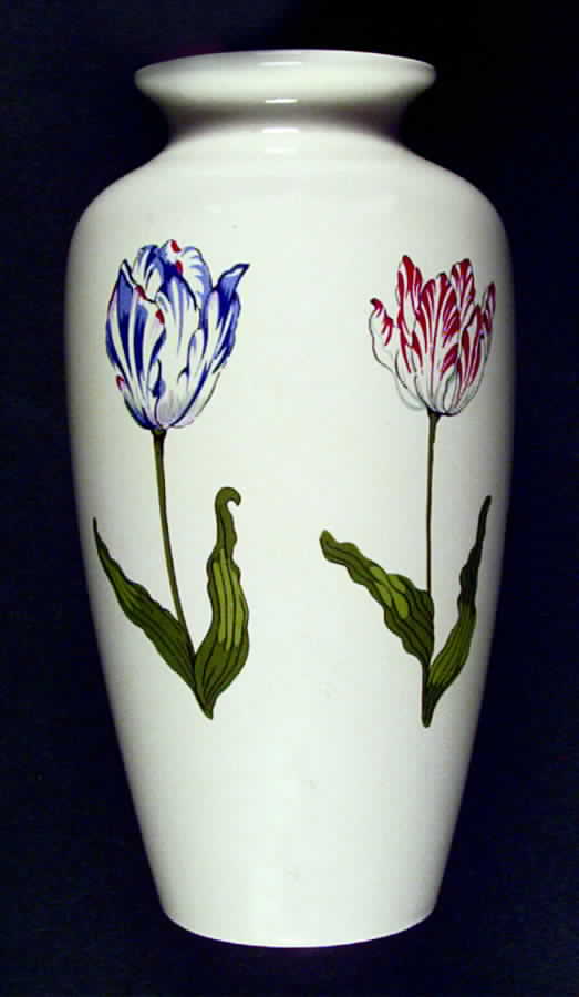 Tiffany Tulips 8" Vase by Tiffany-1