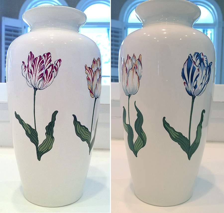 Tiffany Tulips 9" Vase by Tiffany-1
