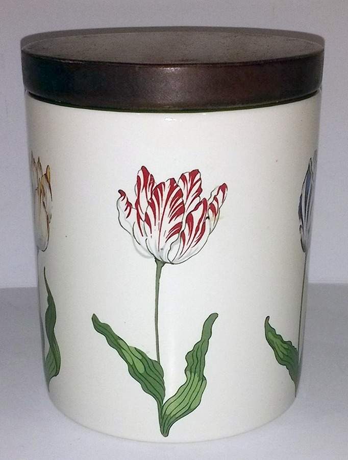 Tiffany Tulips 5" Storage Jar & Lid by Tiffany-1
