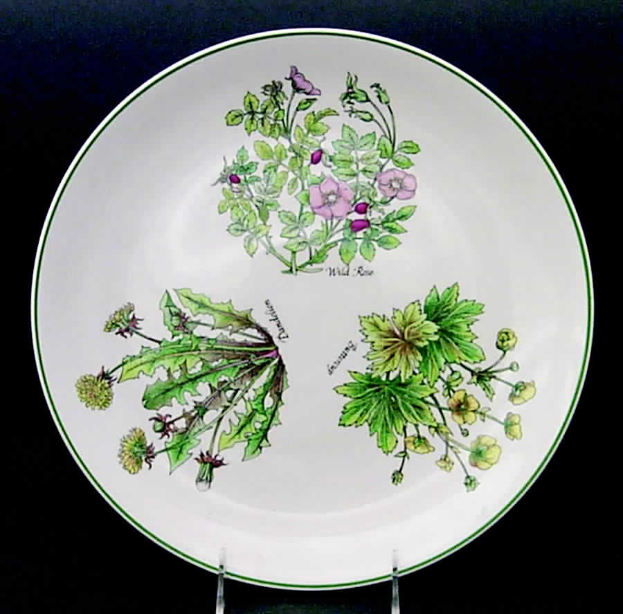 Wild Flowers 12" Chop Plate (Round Platter) by Tiffany-1