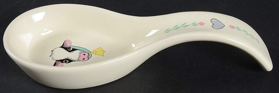 Buttercup Spoon Rest/Holder (Holds 1 Spoon) by Tienshan-1