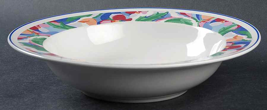 Calypso Rim Soup Bowl by Tienshan-1