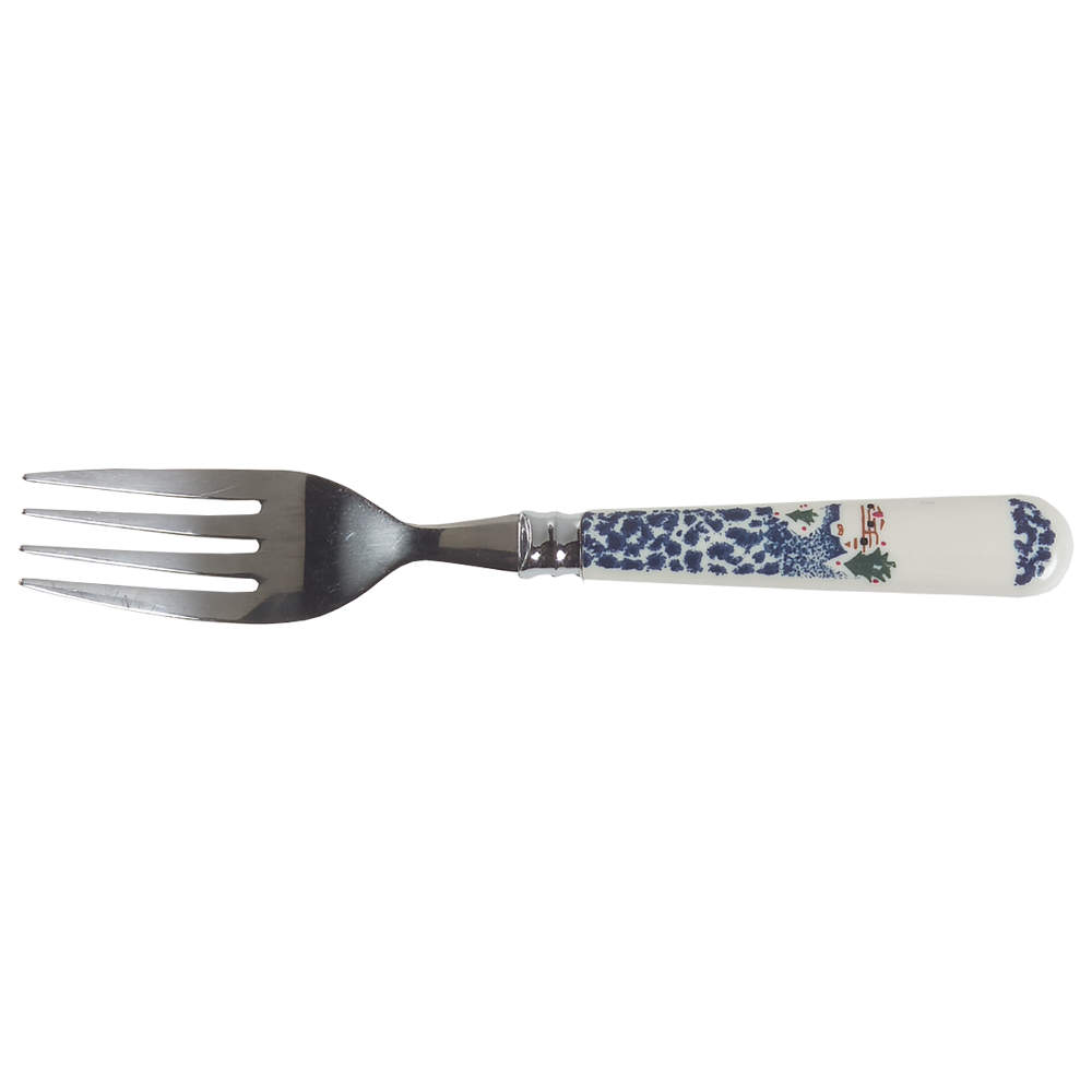 Cabin In The Snow Individual Salad Fork by Tienshan-1