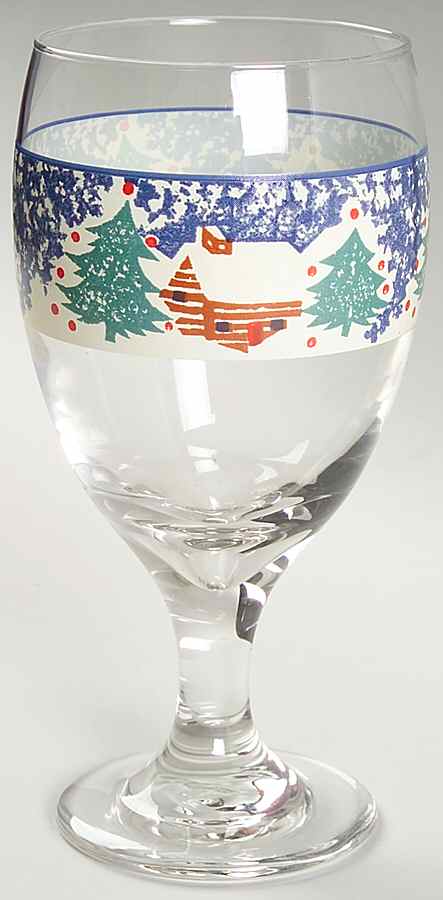 Cabin In The Snow 16 Oz Glassware Iced Tea by Tienshan-1