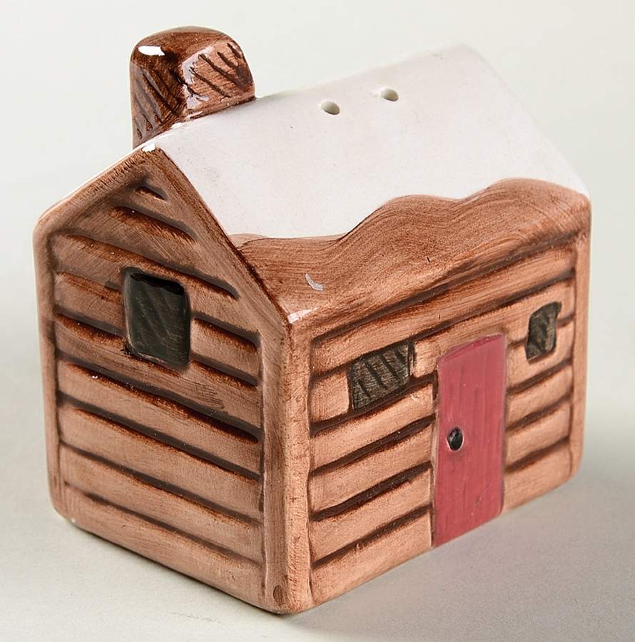 Cabin In The Snow Figural Pepper Shaker by Tienshan-1