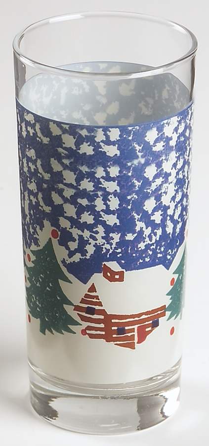 Cabin In The Snow 12 Oz Glassware Tumbler by Tienshan-1