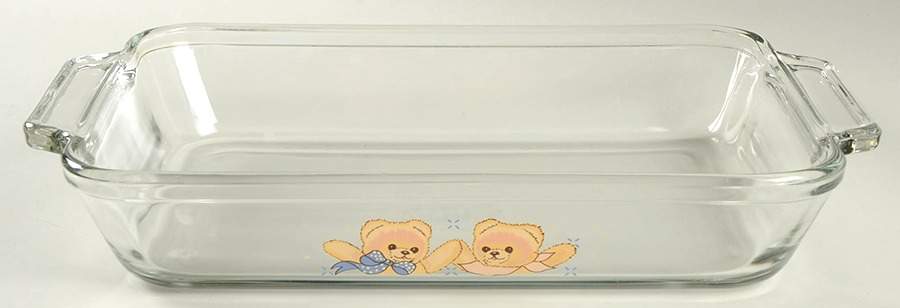 Country Bear 13" Rectangular Glassware Baker by Tienshan-1