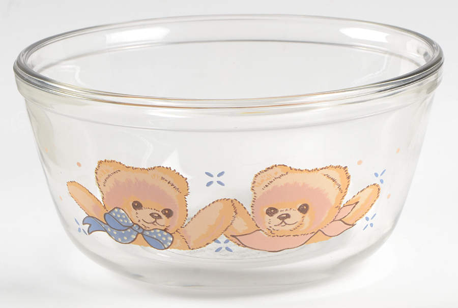 Country Bear 6" Glassware Mixing Bowl by Tienshan-1