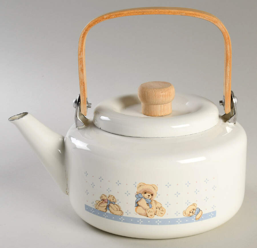 Country Bear Metal Kettle & Lid by Tienshan-1