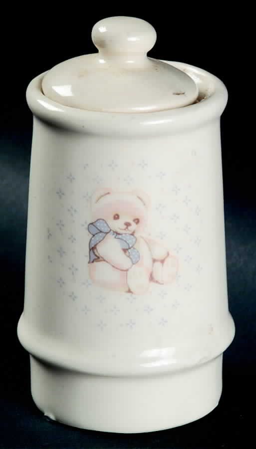 Country Bear Condiment Set Sugar with Lid by Tienshan-1