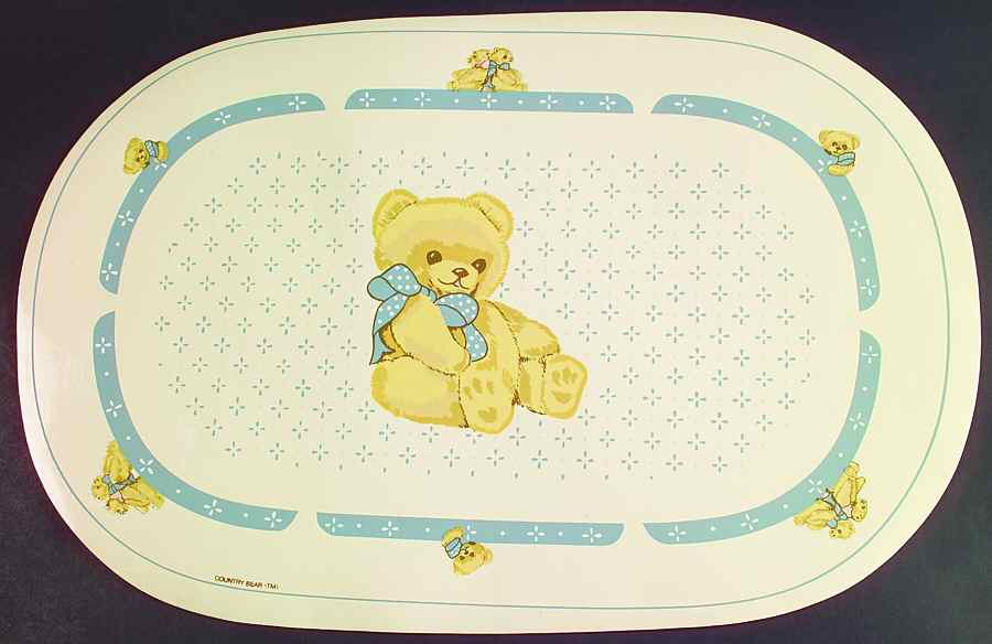 Country Bear Vinyl Placemat by Tienshan-1