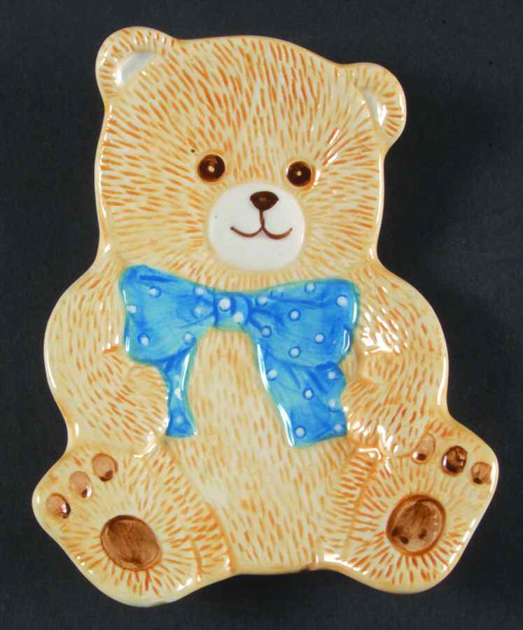 Theodore Bear Figural Soap Dish by Tienshan-1