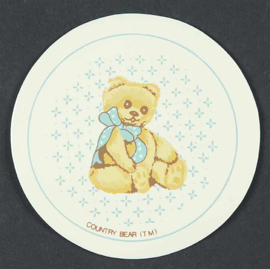 Country Bear Vinyl Coaster by Tienshan-1