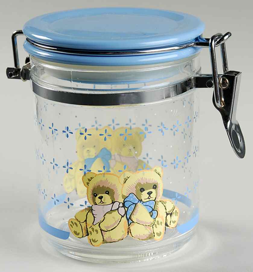 Country Bear Medium Acrylic Storage Jar & Lid by Tienshan-1