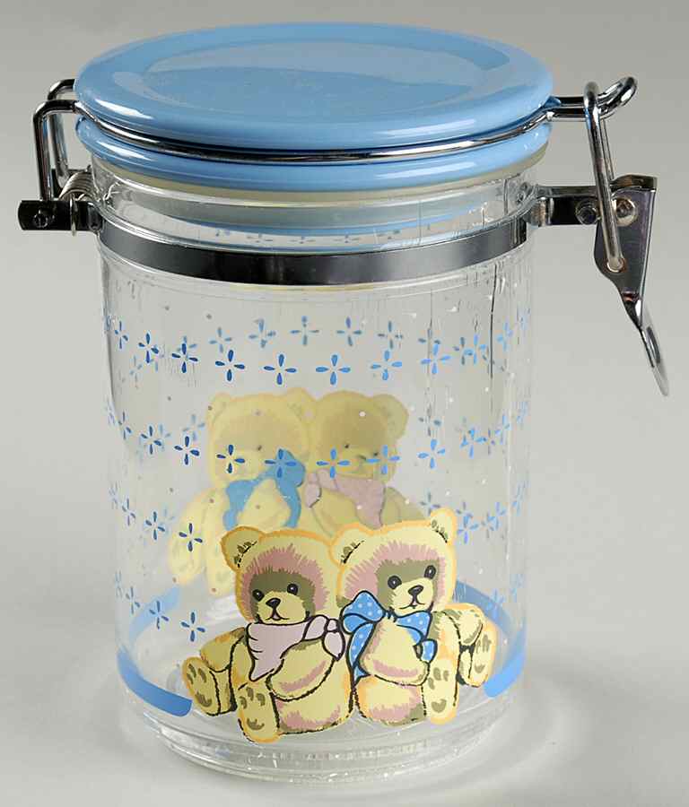 Country Bear Large Acrylic Storage Jar & Lid by Tienshan-1