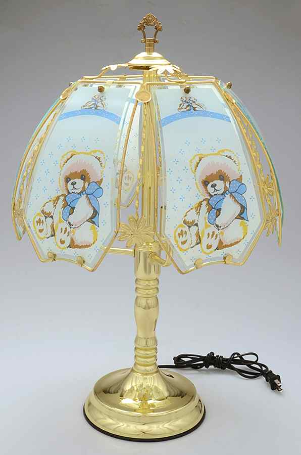 Country Bear Touch Electric Lamp & Shade by Tienshan-1