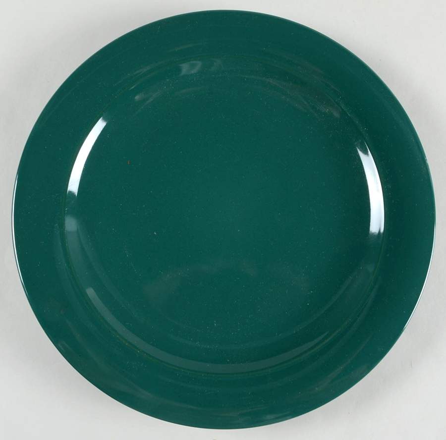 Color Basics Green Dinner Plate by Tienshan-1