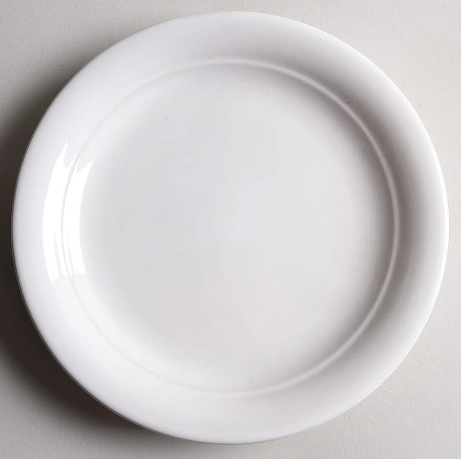 Color Basics White Salad Plate by Tienshan-1
