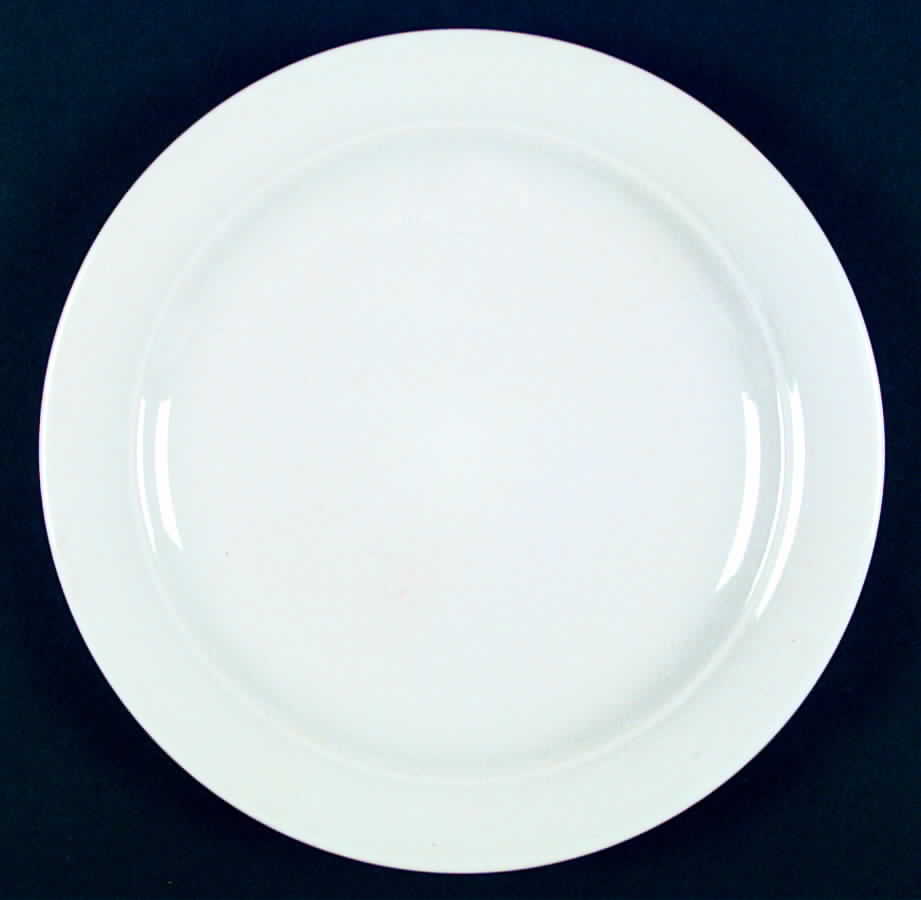 Color Basics White Dinner Plate by Tienshan-1