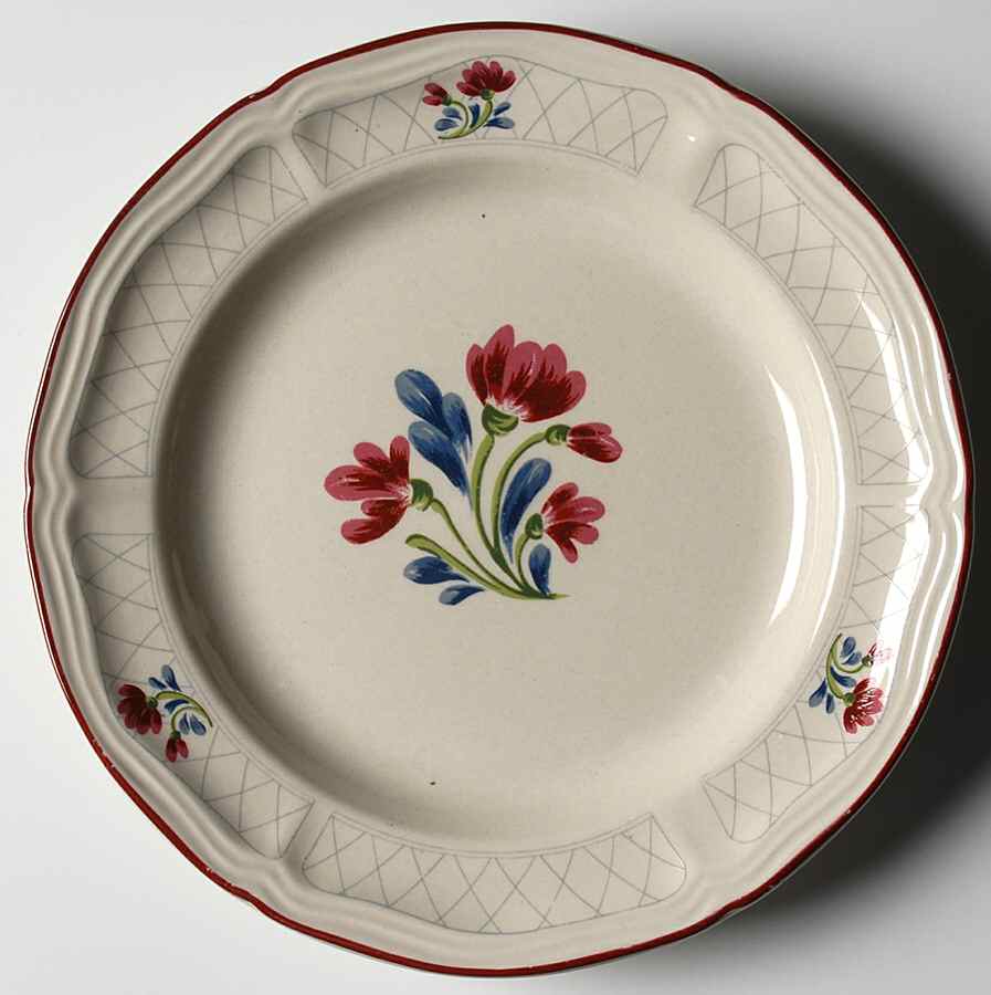 Country Fleur Salad Plate by Tienshan-1