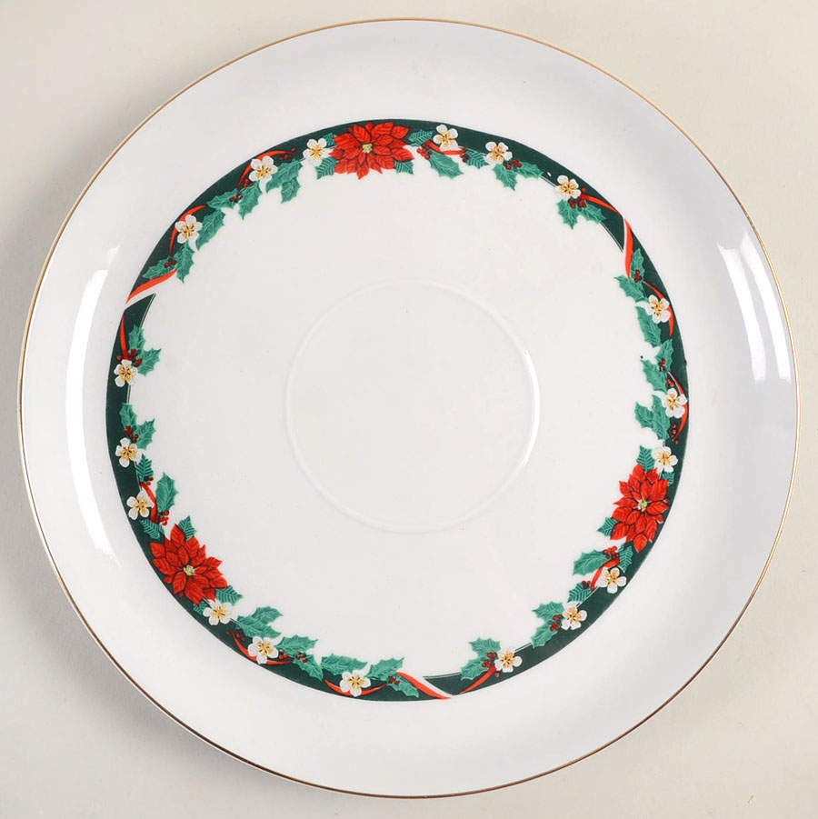 Deck The Halls (Verge) Chip Bowl/Plate for Chip & Dip Set by Tienshan-1