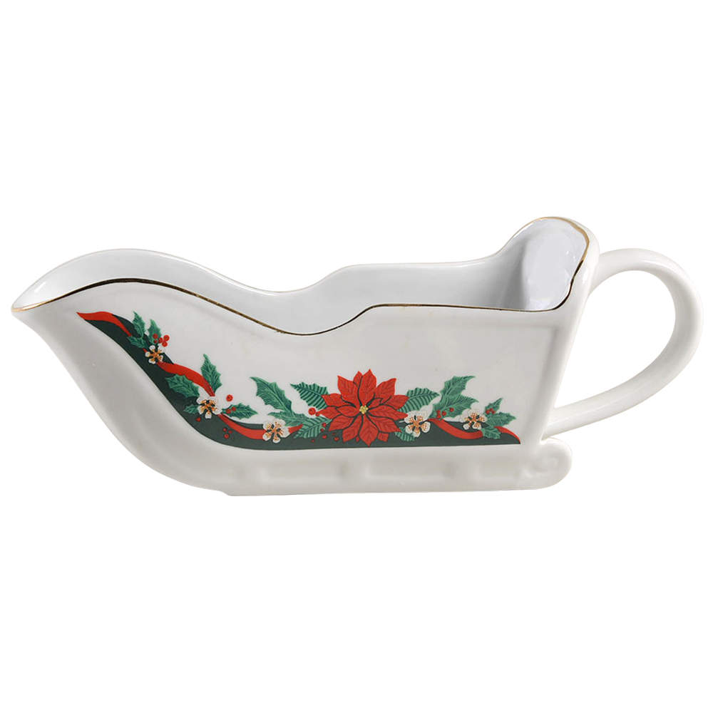 Deck The Halls (Verge) Gravy Boat by Tienshan-1