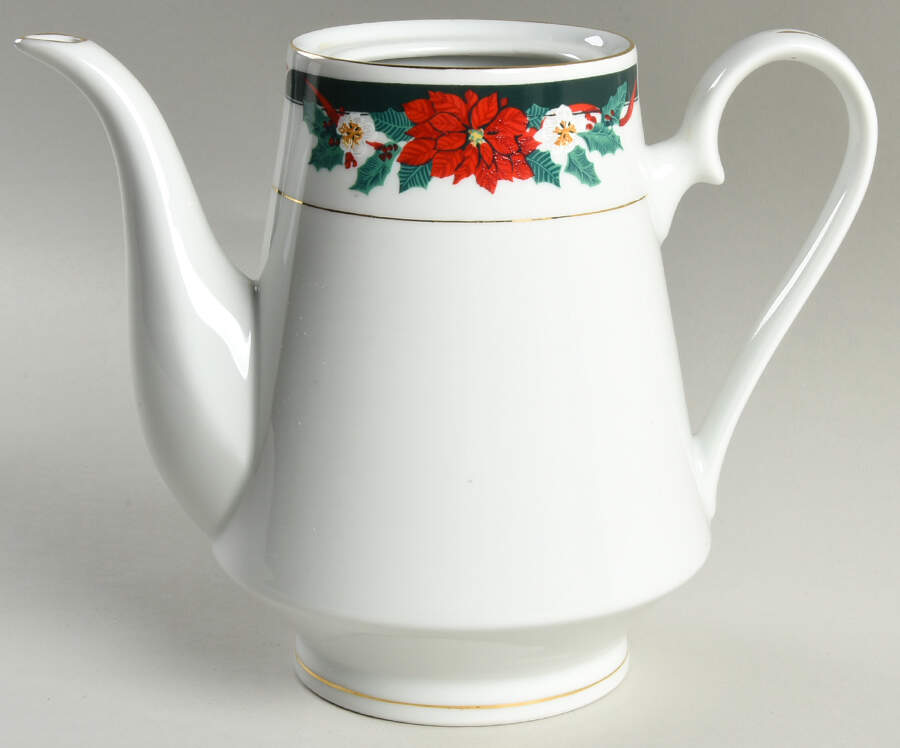 Deck The Halls (Verge) Teapot No Lid by Tienshan-1